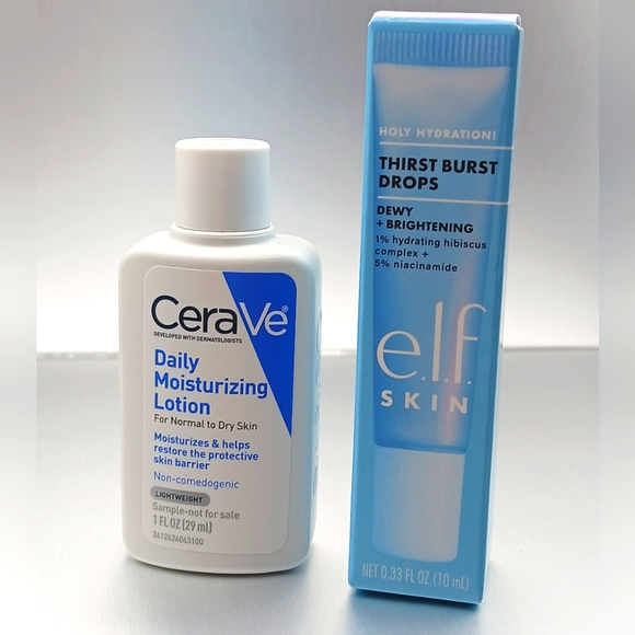ELF Other - 5 For $25 Item🌸 E.l.f. Holy Hydration Thirst Burst Drops and CeraVe Lotion